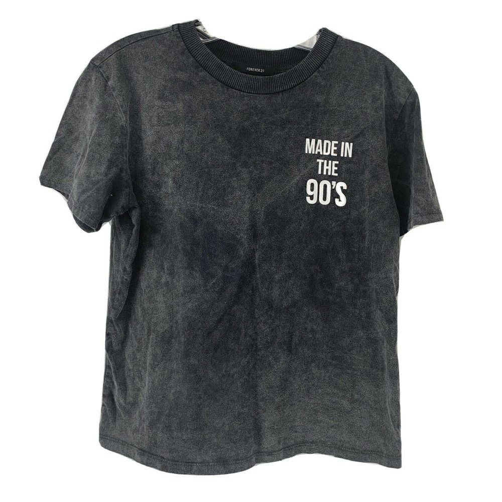 Made in the 90s Gray Stone Wash T-Shirt Medium